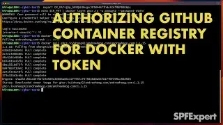 Authorizing GitHub Container Registry