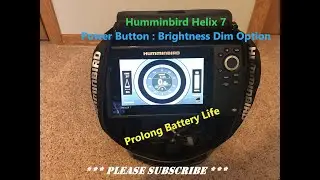 Low Battery Trick : Humminbird Helix 7 Ice