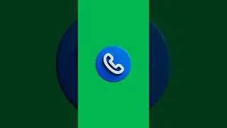 Green Screen Phone Call Icon Animated #greenscreen #call #phone #motiongraphics #greenscreeneffects