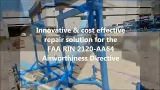 737 Wing  and Fuselage Support Shoring