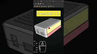🏗 FreeCAD Assembly Workbench - FreeCAD 1.0 - Electronic Enclosure Box | #Shorts