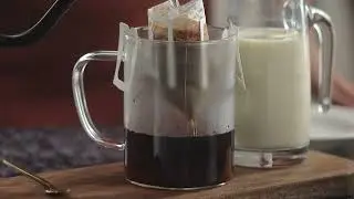How to make a cup of coffee using Easy Coffee Bags?