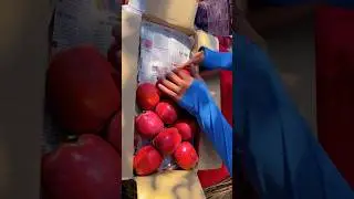 apple packing in kashmir #apple #boxes #kashmir