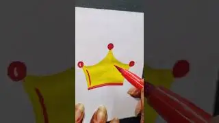 #crown #brushpen #viral #art #ytshorts #drawing #sketching #explore #trending