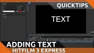 How to Add and Animate Text in Hitfilm 3 Express