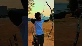 Archery practice time full enjoy mind relax full focus ❤️ achieve goal ❣️❣️