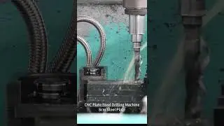 CNC Plate Steel Drilling Machine #cncdrilling #cncdrill #cncdrillingmachine #cncfactory #cnclathe