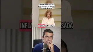 🤡Globo pensa que todo mundo &eacute; otario - Miriam Leit&atilde;o: Como &eacute; bom o recorde de infla&ccedil;&atilde;o do Lula
