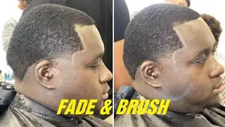 Low Fade and brush Haircuts for Black Men | Brush Fade Haircut Technique