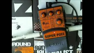 Exar Super Fuzz on bass
