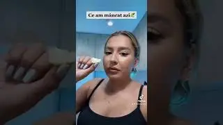 Ce am m&acirc;ncat azi❤️ #food #romania #amuzant #mancare #food #ceammancatazi #eatingshow #eatingsounds