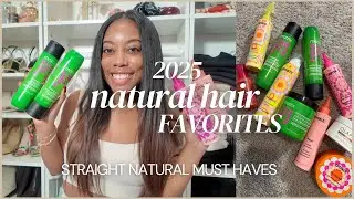 My Top 2025 Natural Hair Care Favorites | Straight Natural and Silk Press Must Haves This Year!