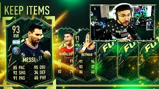 I PACKED MESSI RONALDO & NEYMAR IN THE SAME PACK OPENING!! FIFA 22