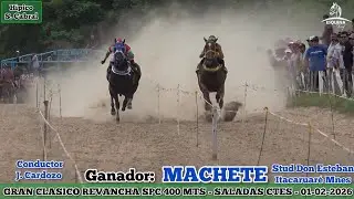 MACHETE (Itacaruaré Mnes) Hípico Sargento Cabral Saladas Ctes - 01-02-2026
