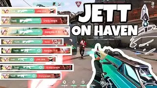 When JETT gets Creative ! Jett plays on HAVEN | Valorant | Tedx Gaming
