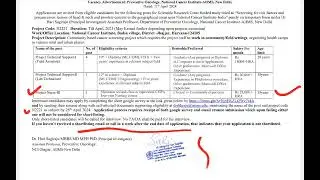 AIIMS Delhi II Project Nurse-III II Last Date-26/04/2024