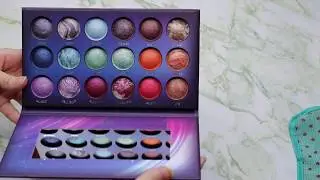Galaxy Chic Swatches, BH Cosmetics Eyeshadow Palette Swatches!