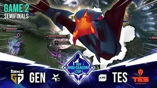 GEN vs TES | Semifinals Game2 H/L | 2020 MID-SEASON CUP