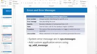 42 Try Catch and Error Handling in SQL Server Demo