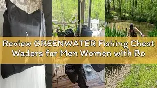 Review GREENWATER Fishing Chest Waders for Men Women with Boots Waterproof 2ply Nylon PVC Lightweigh