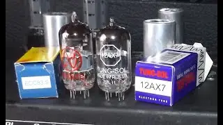 JJ ECC83S vs TUNG SOL Re issue 12AX7 Tube Tone Comparison Peavey XXX Amp