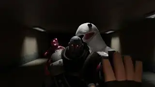 TF2 Heavy, Zach, and a small creature Sing 