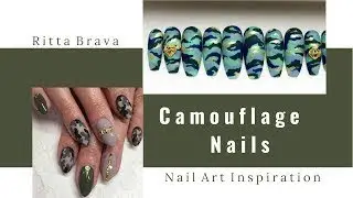 Camouflage Nails Military Nail Art Designs