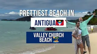 Prettiest Beach in Antigua 🇦🇬 Valley Church Beach 🏝️