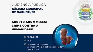 PALESTRA [AO VIVO] Aborto aos 9 meses: Crime contra a humanidade