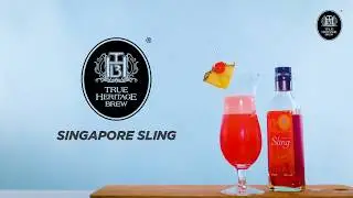 Making a Singapore Sling Cocktail_with True Heritage Brew Cocktail Mix