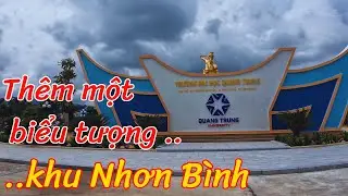 Dao tan street.  Dinh market area. Ecolife area of Quy Nhon city