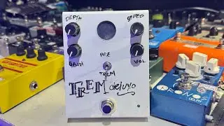 R$597 Pedal GSF tremolo com pr&eacute; valvulado, Guitarra  Crafter Junior R$597.