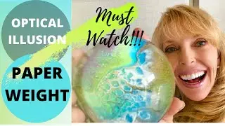 Create resin paper weight with Galaxy cells!