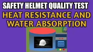 Hard hat demo /  helmet testing (IS 2925)  /  how to test safety helmet