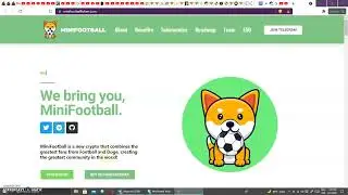 Mini Football Doge | Tokenomics | Playstation 5 Give Away |