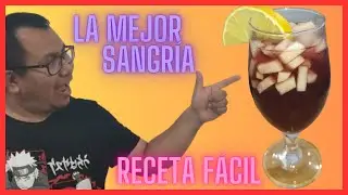 🍷La mejor sangría casera RECETA FÁCIL Y RÁPIDA | Perfecta para Tus Reuniones