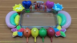 Mixing Random Things into Clear Slime #10 !!! SlimeSmoothie Relaxing Slime with Funny Balloons 1794