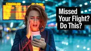 MISSED CONNECTING FLIGHT? What To Do & How To Get Rebooked for FREE! #TravelTips