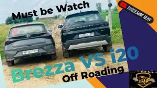 Brezza VS i20 Off Roading.#video #viral #viralvideo #trending #travel #vlog #viralshort #viralshorts