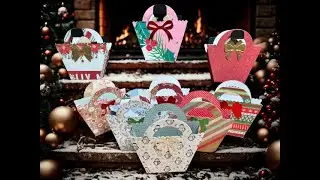 CRAFT FAIR SERIES 2025 - CRAFT FAIR IDEAS TUTORIALS - TREAT HOLDER DIES #papercraft #craftfair