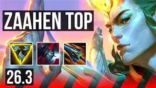 ZAAHEN vs MALPHITE (TOP) | Good KDA: 8/1/7 | KR Master | 26.3