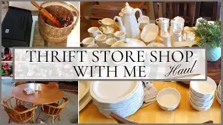 🌟 THRIFT SHOP WITH ME - GOODWILL & HAUL 🌟 VINTAGE furniture & decor - PFALZTGRAFF finds