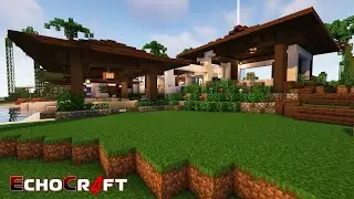 Building a Minecraft Beach House! EchoCraft 1.19.3 SMP s4e13