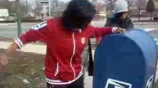 Kali Punching A Mailbox