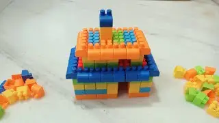 Asmr building blocks house🏠/Lego build house/Lego/block game/blocks house#buildingblocks#asmr#diy#yt