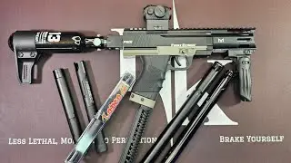 Less Lethal: Mega Barrel/Ammo Testing Grimburg V3 vs. Riot Balls HD24/Lapco/Nemesis/eBay 14/16