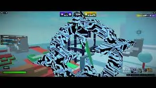 playing Roblox  rivals seeing well i get carried