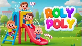 Roly Poly Action Song | Body Movement for Children | Roly Poly Up Up | Rolly Polly | Rolie Polie