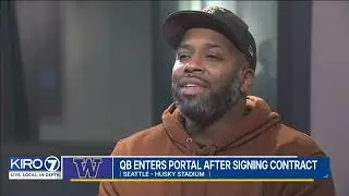 QB enters transfer portal after signing contract with UW