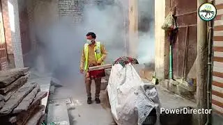 Mosquito killer fogging Machine work 